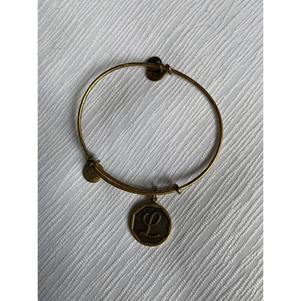 Alex and Ani “L” Initial Bangle Bracelet
